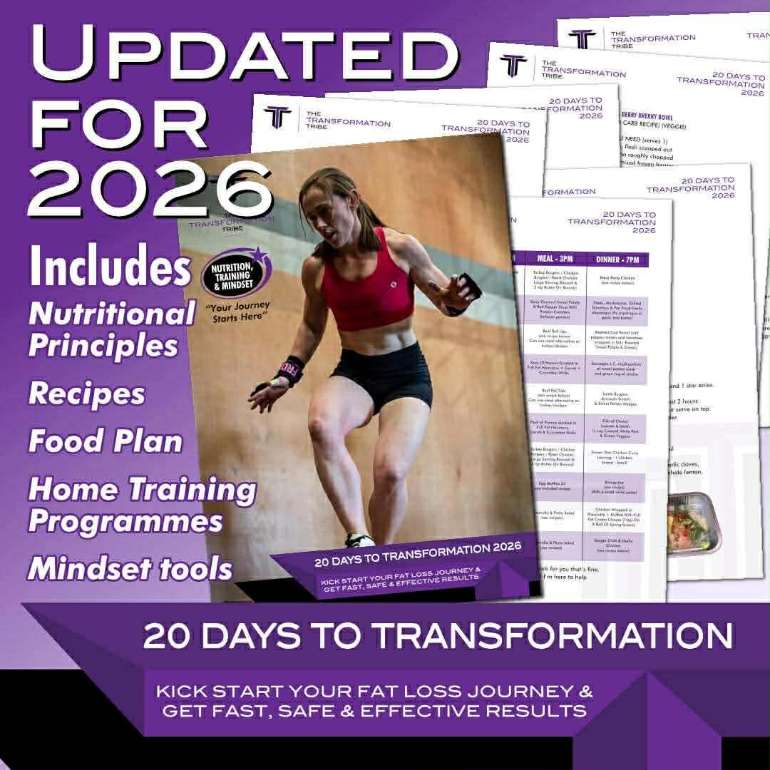 20 Days to Transformation January nutrition and fitness reset for women